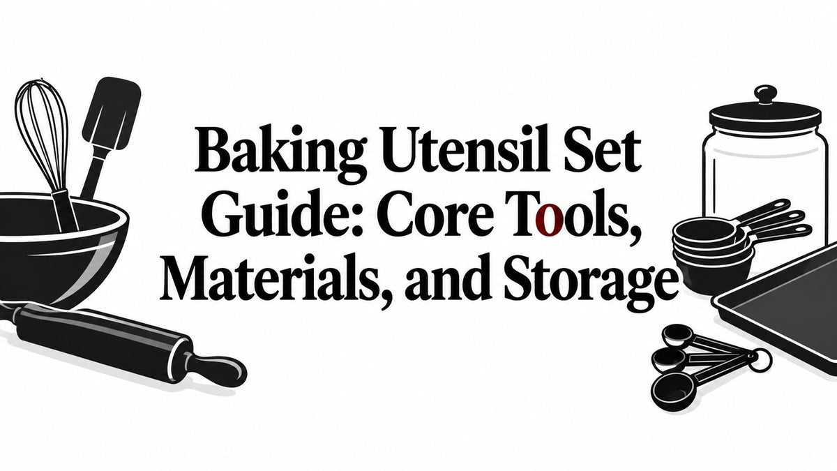 Baking Utensil Set Guide: Core Tools, Materials, and Storage
