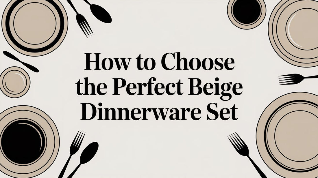 How to Choose the Perfect Beige Dinnerware Set