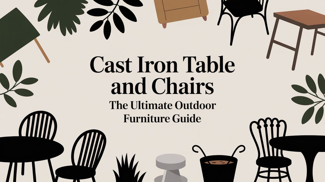 Cast Iron Table and Chairs The Ultimate Outdoor Furniture Guide