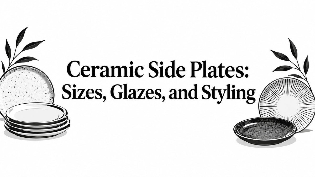 Ceramic Side Plates: Sizes, Glazes, and Styling