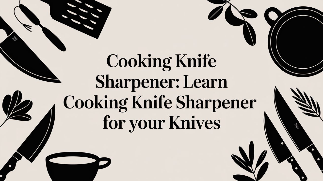Cooking Knife Sharpener: Learn cooking knife sharpener for Your Knives