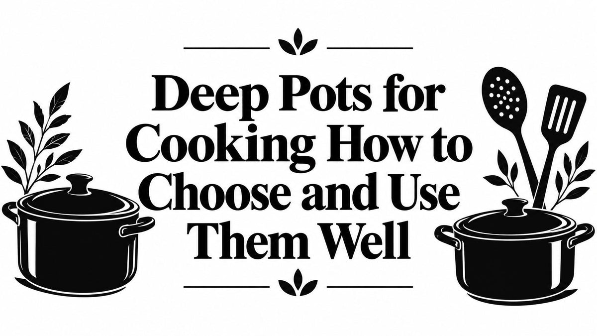 Deep Pots for Cooking How to Choose and Use Them Well