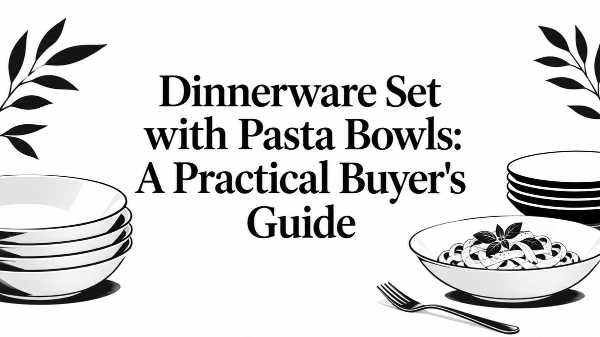 Dinnerware Set with Pasta Bowls: A Practical Buyer's Guide
