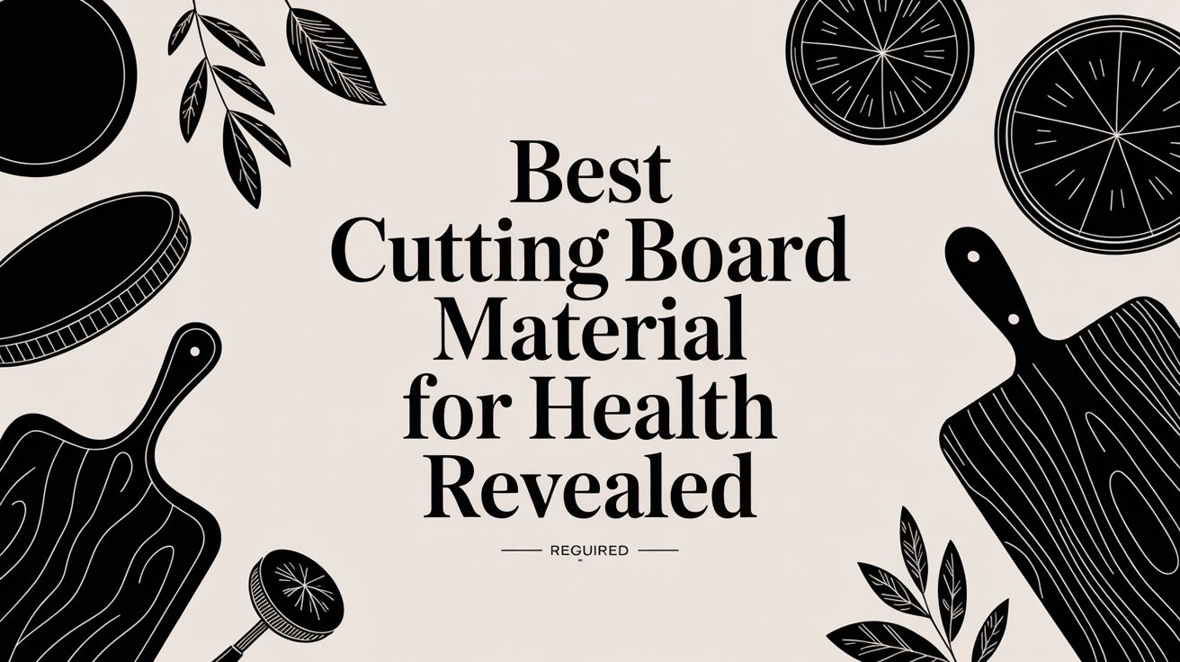 Best Cutting Board Material for Health Revealed