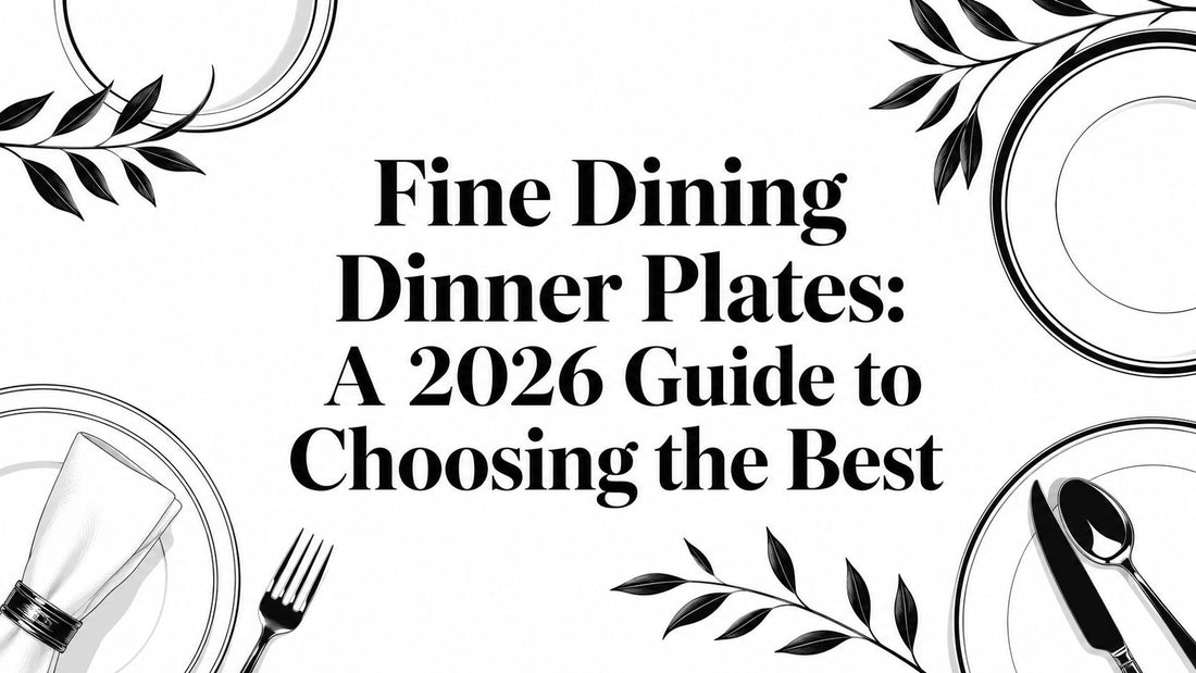 Fine Dining Dinner Plates: A 2026 Guide to Choosing the Best