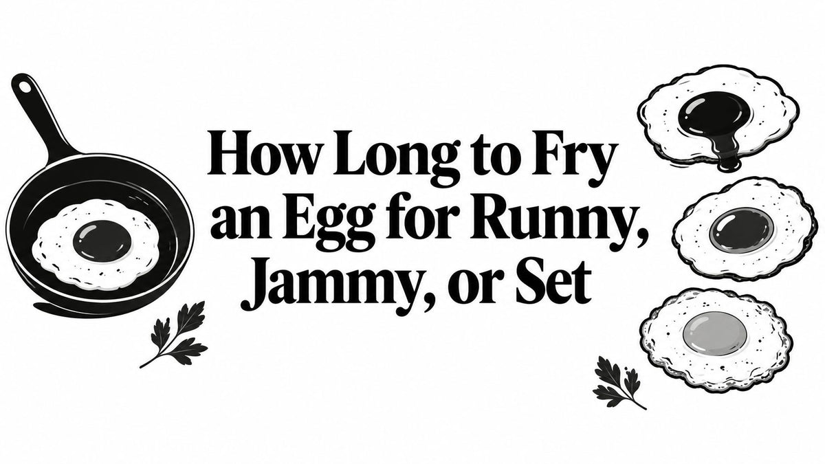 How Long to Fry an Egg for Runny, Jammy, or Set