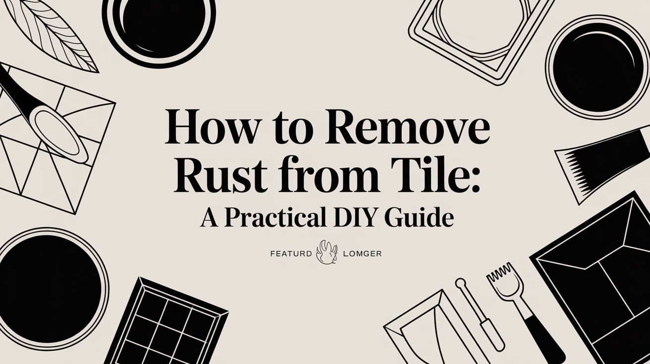 How to remove rust from tile: A Practical DIY Guide