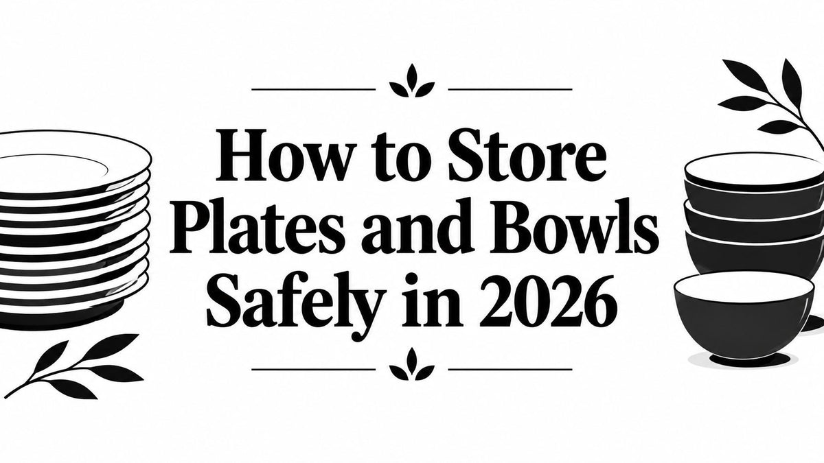 How to Store Plates and Bowls Safely in 2026