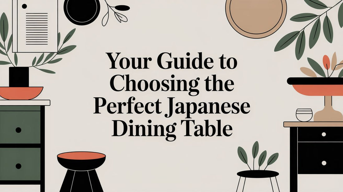Your Guide to Choosing the Perfect Japanese Dining Table
