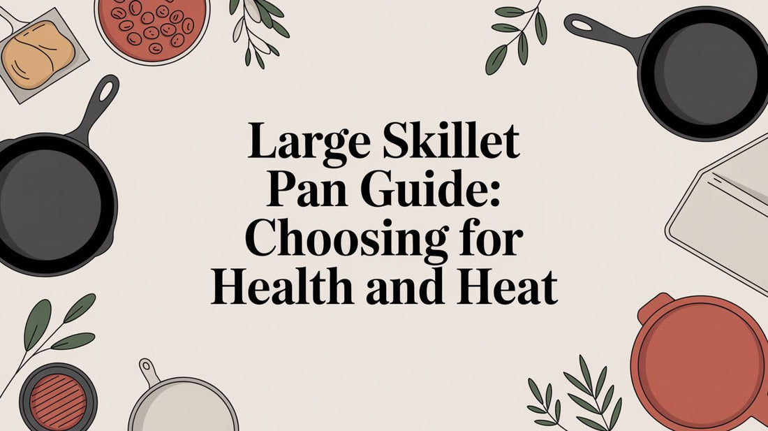 Large Skillet Pan Guide: Choosing for Health and Heat