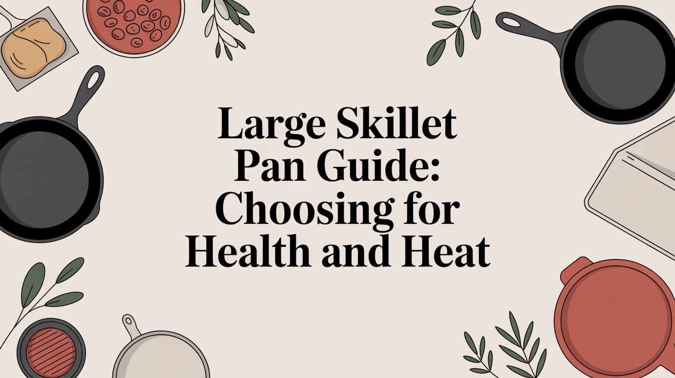 Large Skillet Pan Guide: Choosing for Health and Heat