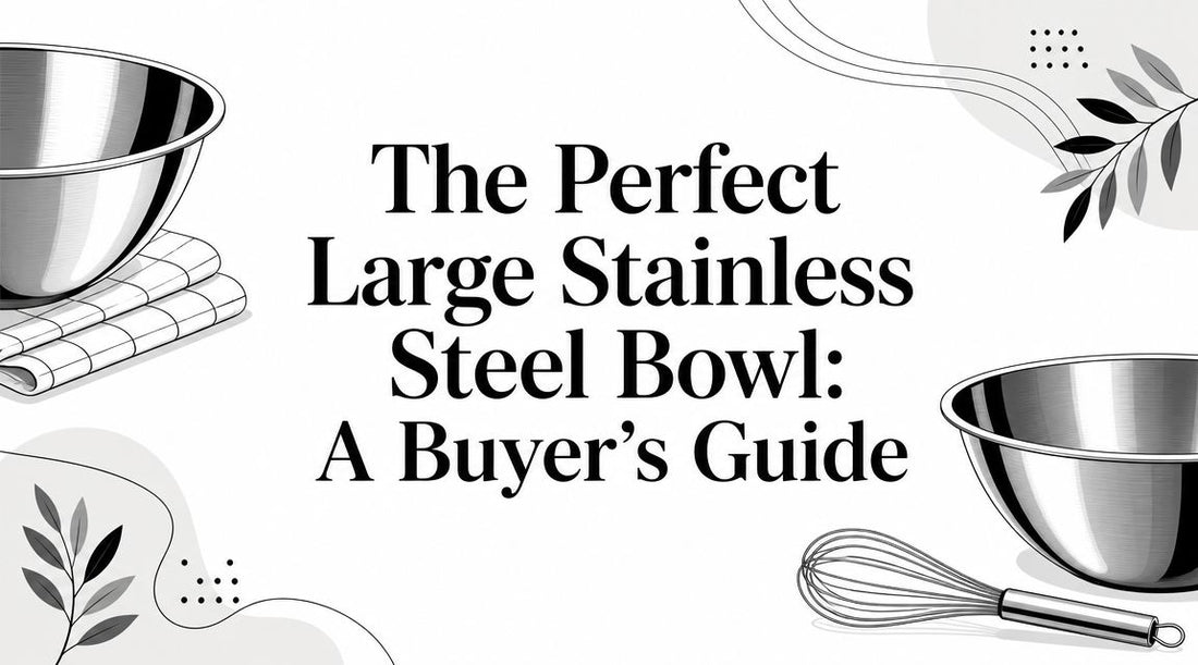 The Perfect Large Stainless Steel Bowl: A Buyer's Guide