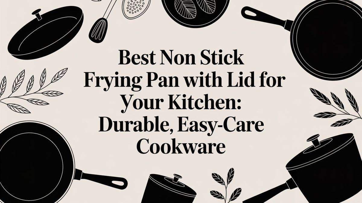 Best non stick frying pan with lid for your kitchen: Durable, easy-care cookware