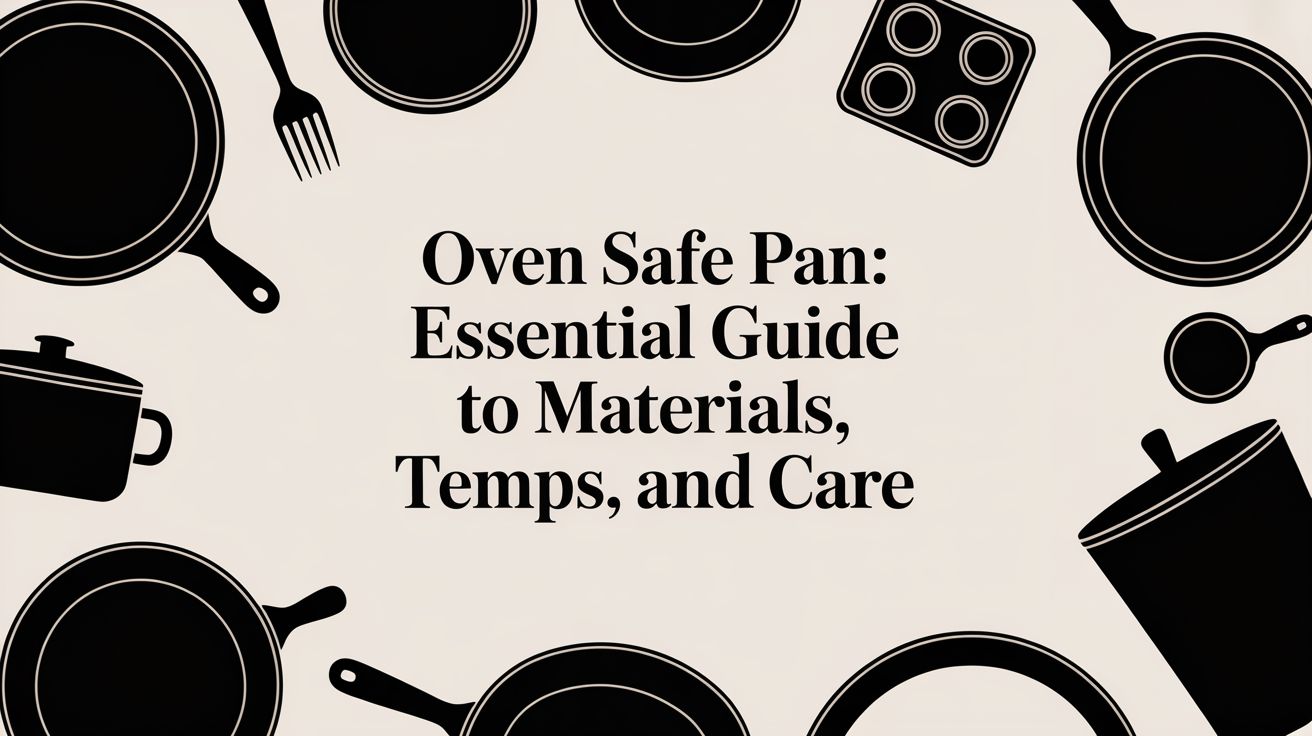 Oven safe pan: Essential Guide to Materials, Temps, and Care