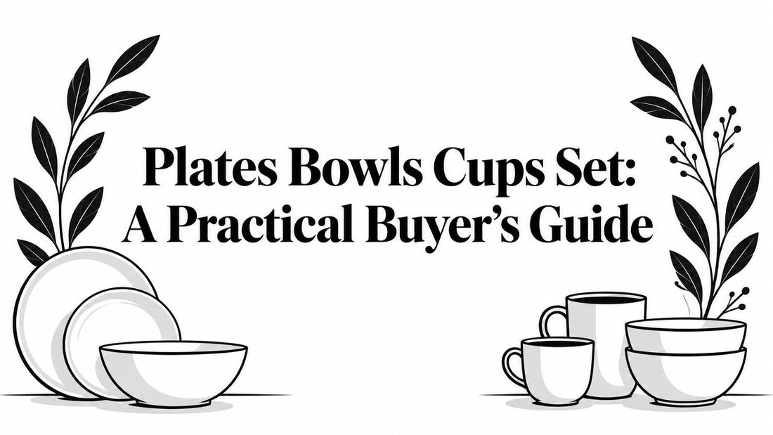 Plates Bowls Cups Set: A Practical Buyer's Guide