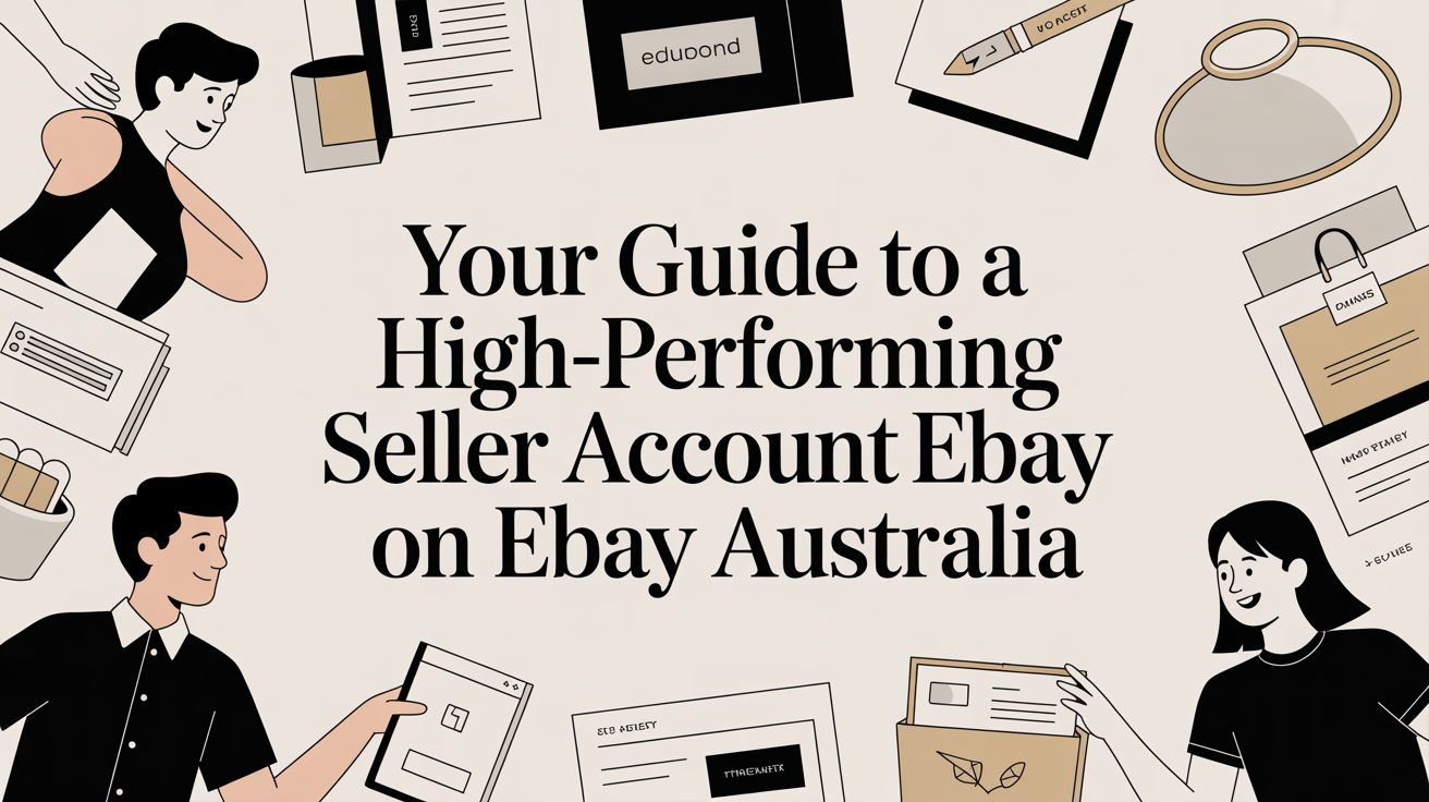Your Guide to a High-Performing seller account ebay on eBay Australia