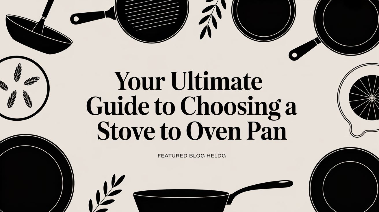 Your Ultimate Guide to Choosing a Stove to Oven Pan