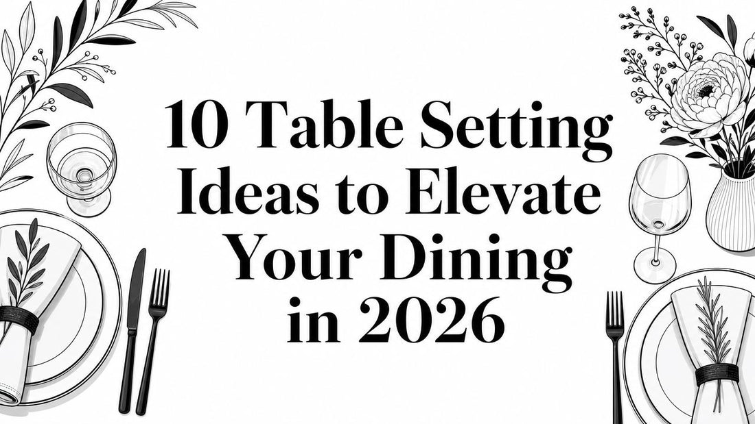 10 Table Setting Ideas to Elevate Your Dining in 2026