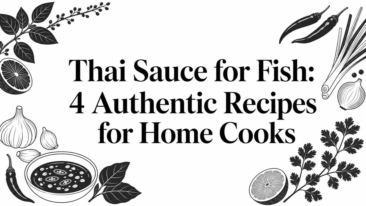 Thai Sauce for Fish: 4 Authentic Recipes for Home Cooks