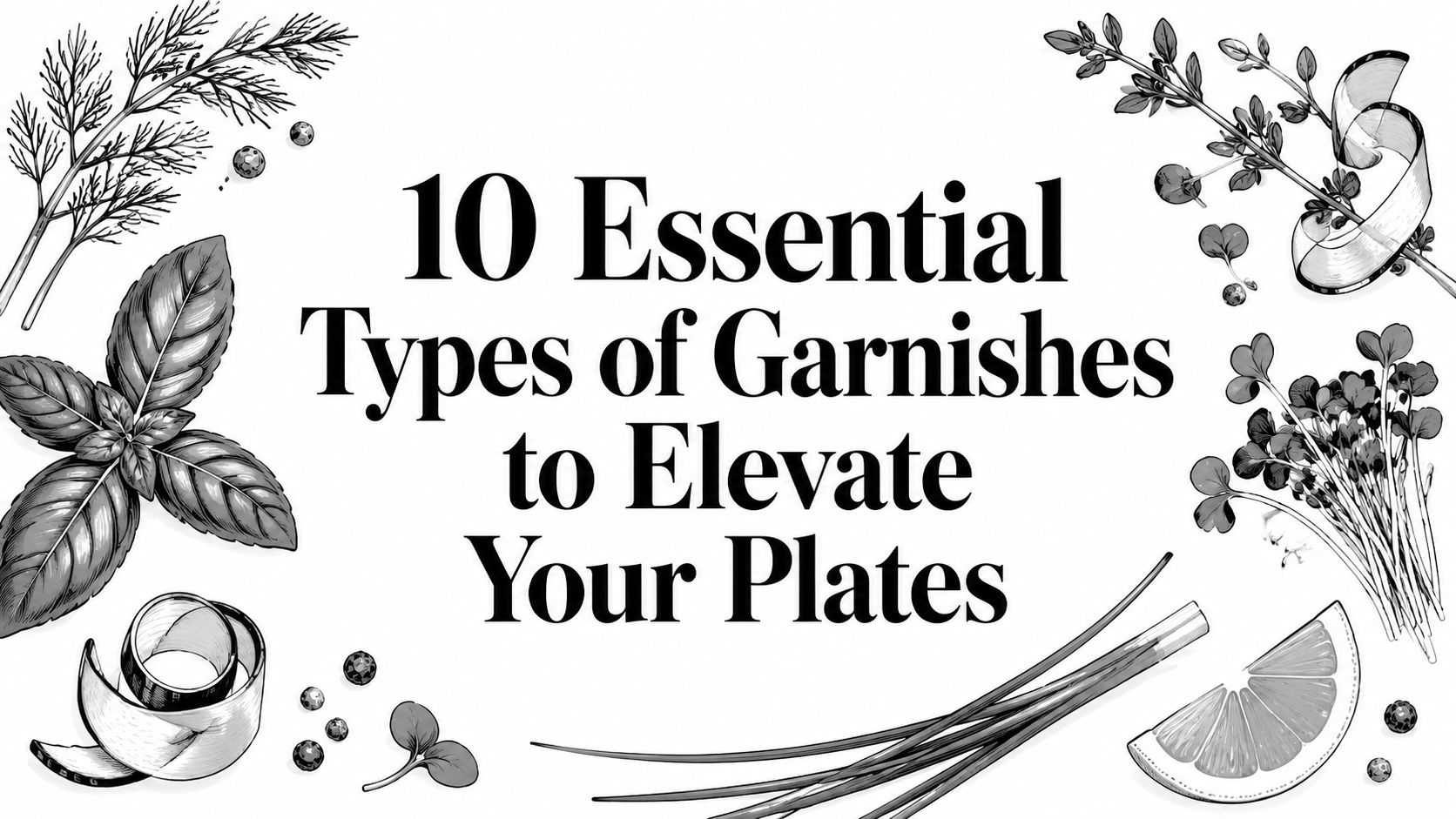 10 Essential Types of Garnishes to Elevate Your Plates