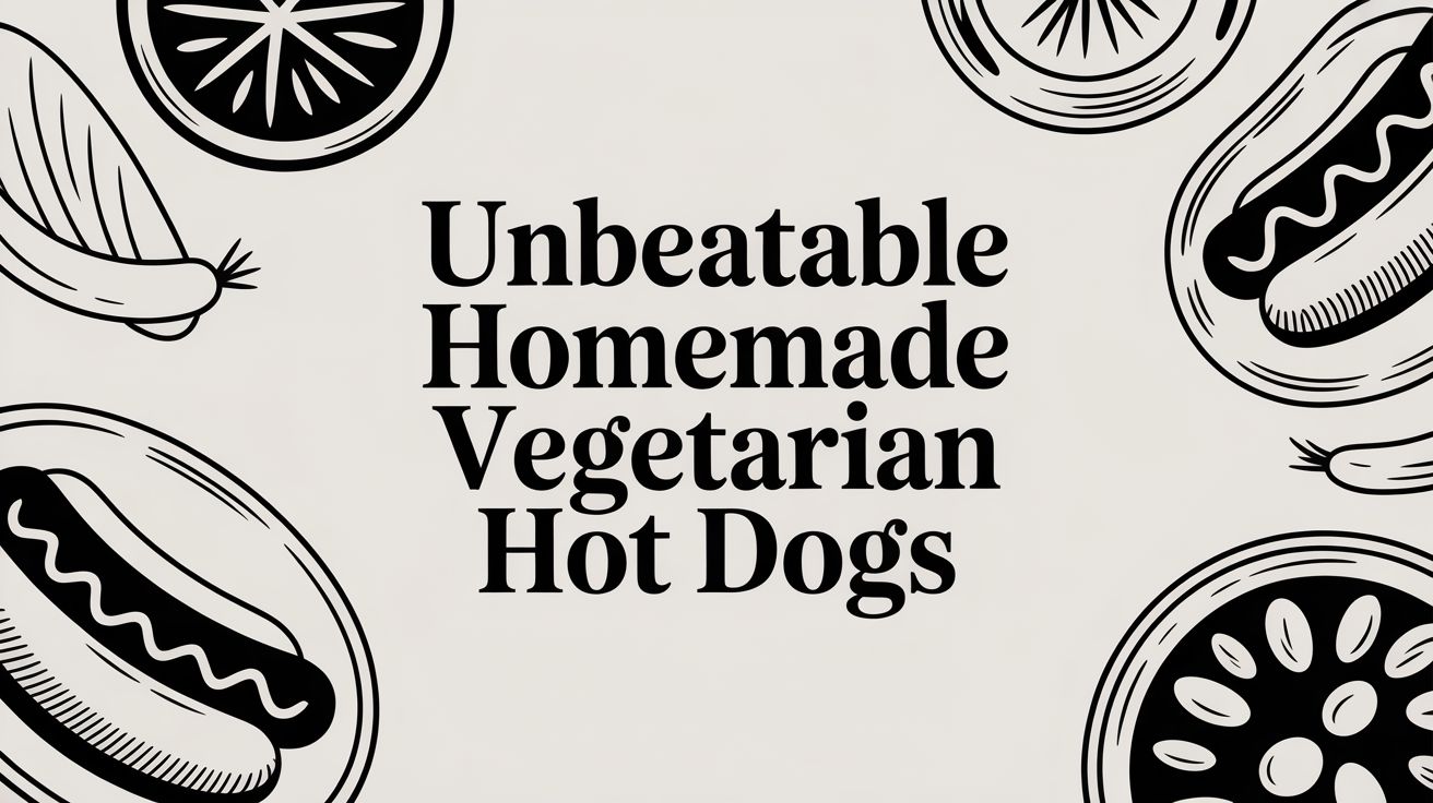 Unbeatable Homemade Vegetarian Hot Dogs