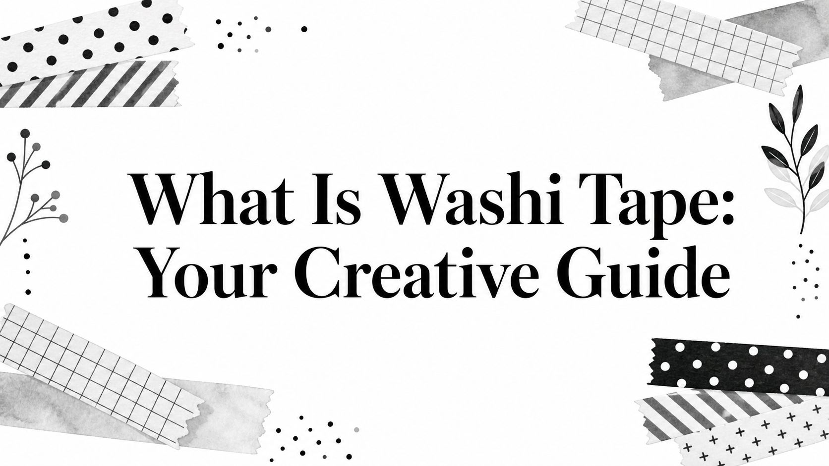 What Is Washi Tape: Your Creative Guide
