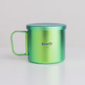 Aura Non-Coating Titanium Mug – 400ml – Forest Green