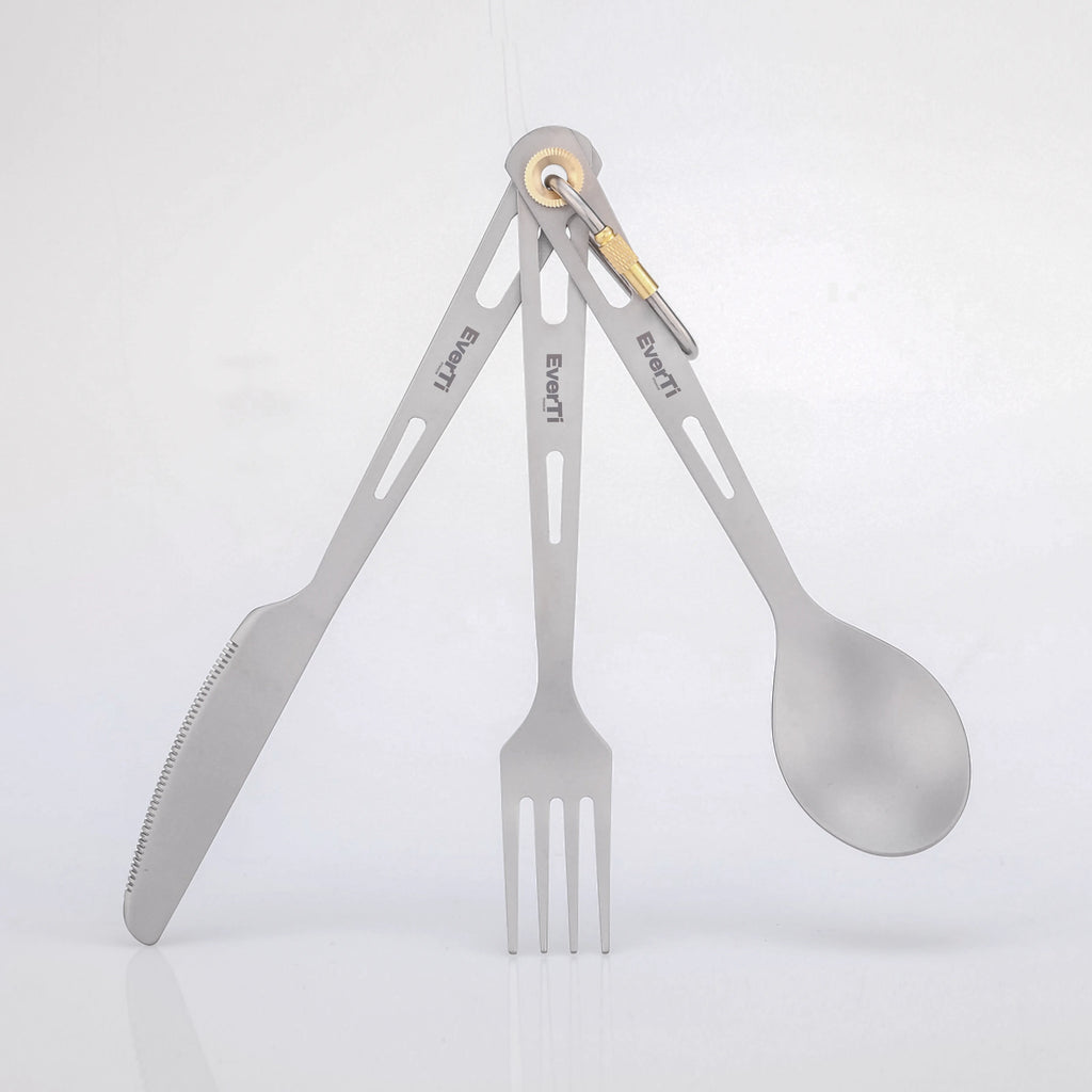 Titanium 3 - Piece Cutlery Set - EverTi