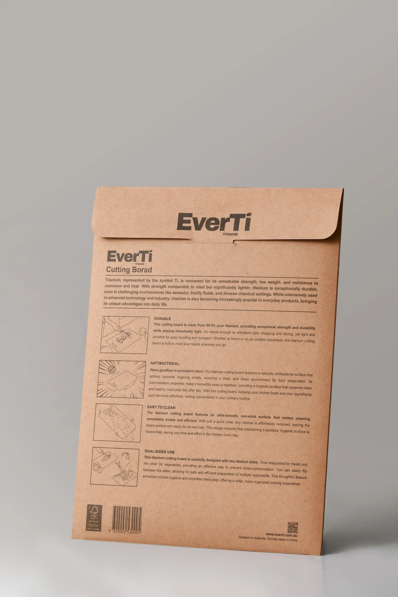 Titanium Cutting Board - EverTi